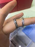 我爱钻石网钻石情侣款对戒K金婚戒结婚订婚钻戒男女铂金戒指情人节礼物 对戒 共约6分 实拍图