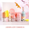 小土豆（potato） 初生婴儿玻璃奶瓶新生儿宝宝喝水小奶瓶防摔 0-36个月礼品奶瓶 60ml+120ml 粉色礼盒（五件套） 实拍图