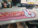 MIPOW MPC-006MF 无线键盘鼠标套装 复古朋克笔记本键盘 办公键鼠套装 鼠标 电脑键盘 粉色+键鼠垫套装 实拍图