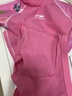 李宁（LI-NING）儿童泳衣男女童分体防晒冲浪服舒适透气海边温泉泳装671粉色140 实拍图