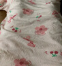 红豆女童睡裙纯棉春夏季薄款家居服儿童短袖套头睡衣A类Q3322白色150 实拍图