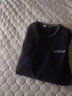 JEEP SPIRIT吉普休闲t恤男长袖季圆领厚款宽松体恤秋冬上衣打底套头衫0001 黑色TS0001 L码建议140-155斤 实拍图