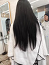 珍娜丝 REAL NICE云南发 无折头羽毛接发 真人发丝 可烫染可漂洗 无痕接发 无折头200束（可接全头） 70cm 实拍图