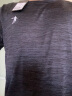 乔丹QIAODAN短袖男装圆领运动T恤男健身速干功能t恤XHS2371267黑灰 M 实拍图