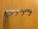 Segmoo304不锈钢排钩门后挂钩衣钩壁挂架衣服厨房浴室挂衣钩衣帽钩单钩 5钩 总长330mm 10637 实拍图