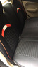 翰静 新款汽车卡通坐垫四季通用座垫全包围座套透气织物座椅套适用于 黑红色（皮革+织物） 福特福克斯福睿斯蒙迪欧翼虎锐界 实拍图