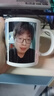 CEROUKY 马克杯水杯咖啡杯子公司广告礼品陶瓷杯DIY茶杯可印照片定制LOGO 内彩蓝 1个 350ml 实拍图