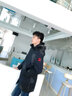 雅鹿新款冬季羽绒服男冬装中长款鸭绒加厚毛领商务连帽新品外套潮NR 黑色YU807V12190 L 175 实拍图