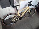 百琦R1公路车变速自行车弯把内置车灯一体式速显屏油压碟刹骑行自行车 晨曦米 XS码  适合身高：1.56-1.67M 实拍图