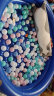 嘻优米滑滑梯儿童室内玩具家用秋千组合3-6岁宝宝滑梯户外游乐园婴儿秋 皇家蓝+球池+300球 实拍图