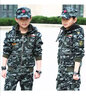 兵童勇士 2023新款冬装儿童装迷彩服套装中大童运动装男童休闲加绒厚棉服 实拍图