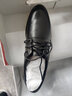 强人3515男鞋英伦商务休闲鞋简约系带男鞋透气男士皮鞋 黑色 42 实拍图