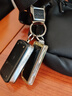 九乘（JIUCHENG）汽车钥匙扣高档电动自行车钥匙链简约摩托车腰挂件锁匙扣 158黑 实拍图