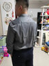 罗蒙（ROMON）休闲衬衫男长袖秋季免烫商务黑衬衣男士职业正装白衬衫男装中青年 深灰色- 1件装 3XL 建议160-175斤 实拍图