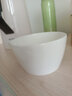 红牡丹骨瓷餐具套装中式纯白碗碟套装家用吃饭陶瓷单个碗具组合喝汤大碗 纯白4.5英寸东洋碗 实拍图