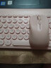 B.O.W 航世 MK610无线键盘 超薄轻音可爱女生键盘圆帽多彩便携电脑办公笔记本外设办公键盘 无线键鼠套装【樱花粉】 实拍图