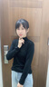 倾慕汐羽【两件装】半高领长袖打底衫春秋洋气女内穿大薄款码百搭冬季打底 黑色+黑色 2XL 140-160斤 实拍图