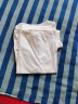 红蜻蜓 短袖t恤女夏季新款纯棉T恤女装夏装打底气质上衣 白色 L 晒单实拍图