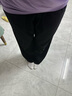 Semir森马【裤福袋】裤女肌理个性慵懒风女裤夏季显瘦裤子 F款【开叉垂感】-黑色 L 实拍图