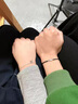 禾昔（HEXI）三生有幸情侣手链一对高级感S925银学生手绳送男女友生日七夕礼物 三生有杏情侣款一对 实拍图