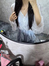 梓洛兰ZiLuolan法式连衣裙女2025夏季新款套装防晒衬衫上衣配显瘦吊带裙 白色开衫外套+蓝色连衣裙 两件套 M 建议80-100斤 实拍图
