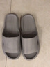 惠夫人拖鞋女夏季居家室内厚底情侣男家居拖洗澡防滑浴室软底家用凉拖鞋 侧边熊 黑色 42-43 (适合41-42码穿) 实拍图