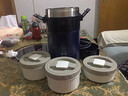 慕馨（moosen）保温饭盒24小时保温超长保温304不锈钢多层上班族成人送饭食桶 星空蓝2.6L四层（赠餐具+保温袋) 实拍图