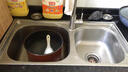 水贞不锈钢水槽双槽加厚拉丝洗菜盆厨房洗碗池洗菜池双盆水池套餐台下 加厚款双槽72*38家庭款 实拍图