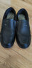 蜻蜓牌真皮男鞋新款夏季透气男士皮鞋男镂空凉皮鞋中年人爸爸鞋防滑商务休闲皮鞋皮凉鞋中老年老人爸爸凉鞋 黑色 39 实拍图