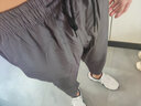 杉努裤子男款士秋冬季直筒宽松阔腿加绒加厚休闲青少年学生西装男裤 K21QK黑色+K21QK深灰 L （建议100-120斤） 实拍图