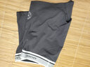 AUN内裤男四角裤纯色宽松速干裤衩大码平角裤男潮流棉质短裤 UM708DW（黑色+浅灰色+米白色） XL 实拍图