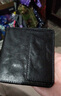 ANDSEEYOU品牌 牛皮小钱包 真皮皱褶皮夹子多卡位卡包 短款钱夹 迷你夹包女 黑色 实拍图