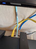 PANDUIT 泛达超六类细网线CAT6A类跳线家用电脑宽带POE监控万兆高速成品线 冰湖蓝 10米 实拍图