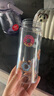 乐扣乐扣（LOCK&LOCK）儿童吸管杯甜甜圈水杯学生户外拎手背带tritan材质杯子460ml粉 实拍图