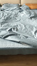 雅鹿夏季冰丝夏被四件套夏凉被可水洗空调被床单夏天双人被子床上用品 梦幻-宾利蓝【凉感 适合裸睡】 四件套 床单款 /2.0*2.3m夏被+2枕套 实拍图