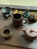 吟艺阁 高档宜兴紫砂公道杯加茶漏 原矿手工茶海 过滤分茶器 茶具配件  紫朱泥款公道杯 180ml 实拍图