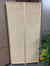 AEY屏风隔断客厅卧室现代简约可移动折叠隔断帘 竹屏风   默认发主图 实拍图