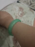春龙玉手镯女款浅绿玉镯石英岩玉石手镯玉处理镯子送妈妈女友生日礼物 60mm 默认 实拍图