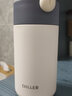 迪乐贝尔保温杯男女便携高颜值不锈钢水杯学生喝水杯子定制刻字情侣泡茶杯 杏仁白-350ML【免费刻字+贴纸】 实拍图