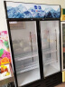 雪花 SNOWFLK展示柜冷藏大容量饮料柜冰柜商用保鲜柜超市玻璃门冰箱立式啤酒柜 688升双门【风循环减霜】 实拍图