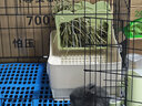 兔子厕所超大号防掀翻兔兔龙猫荷兰猪防喷尿尿便盆用品 抽屉式大四角米白色 实拍图