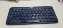 罗技（logitech） 蓝牙键盘K380多设备切换笔记本平板IPAD电脑适用 时尚轻薄巧克力 按键 蓝色 实拍图
