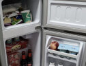 志高（CHIGO）小冰箱43L双门迷你小型电冰箱 家用租房冷藏冷冻 节能低噪 43L香槟金【1-2人使用】 实拍图