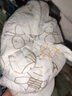 aqpa新生儿夏季帽子婴儿太阳帽男女宝宝外出防晒遮阳棉纱布鸭舌帽 白底蜜蜂 1-2岁(适用头围46-48cm) 实拍图