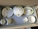 厚秀堂景德镇釉下彩骨瓷餐具套装 陶瓷碗碟套装家用新款轻奢乔迁送礼 百合花太子煲 58头 实拍图