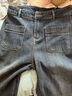 黛姿茹窄版加绒牛仔阔腿裤女秋冬2025新款女士高腰小个子九分牛仔裤子 复古蓝九分/配腰带 常规 L (28) 【105-115斤】 实拍图