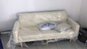 卓芝 布艺沙发床客厅卧室组合家具北欧现代小户型出租房公寓折叠沙发 10号米白色(科技布) 3人位(1.7米长*宽0.95米)配2抱枕 实拍图