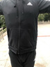 阿迪达斯（adidas）男装运动套装25新款舒适宽松简约梭织夹克外套运动长裤两件套 黑色/休闲套装/拍下即为一套 2XL/185 实拍图