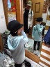 Gap【雪糕系列】男女童LOGO法式圈织软762922卫衣儿童装秋季外套 薄荷绿 130cm(M) 晒单实拍图