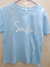 尚涛短袖t恤女夏季女装新款韩版宽松显瘦休闲体恤女上衣打底衫 蓝色（图案随机发） L 建议100-110斤 实拍图